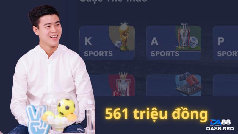 Cầu thủ Duy Mạnh ăn đậm tại A Sports