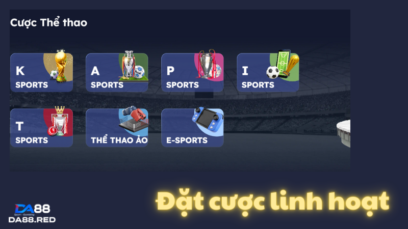 Sảnh K Sports có tính linh hoạt cao 